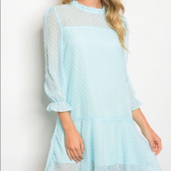 Dresses & Skirts - Light Blue summer dress nwt